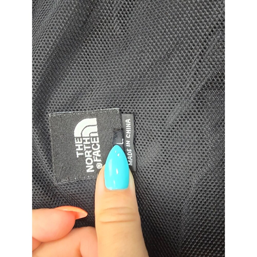 The North Face Black Hooded Lightweight Shell Jacket Womens Large Full Zip - Picture 7 of 9